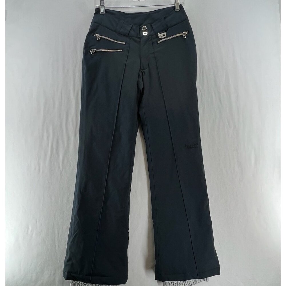Marker Insulated Ski Snowboard Pants Women 4 Stretch Waterproof Zip Pocket Black